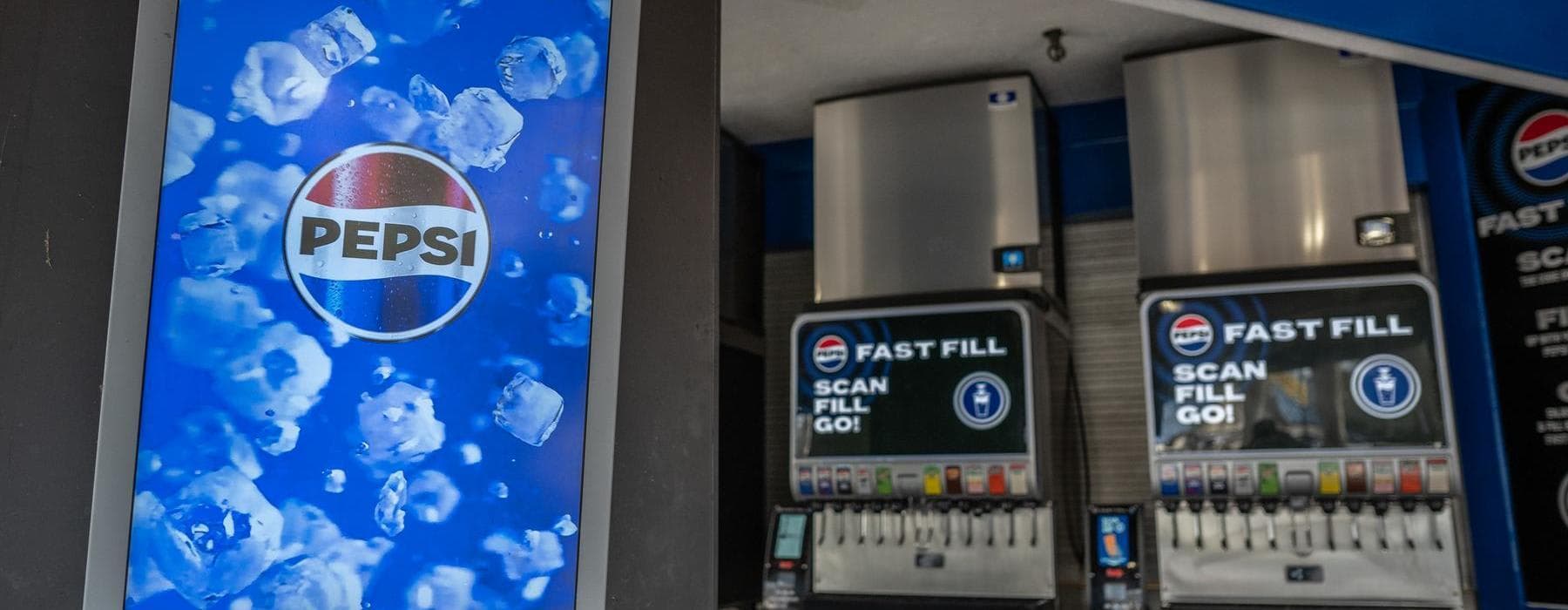 Pepsi Fast Fill at Dispatch Pizzeria Exterior view