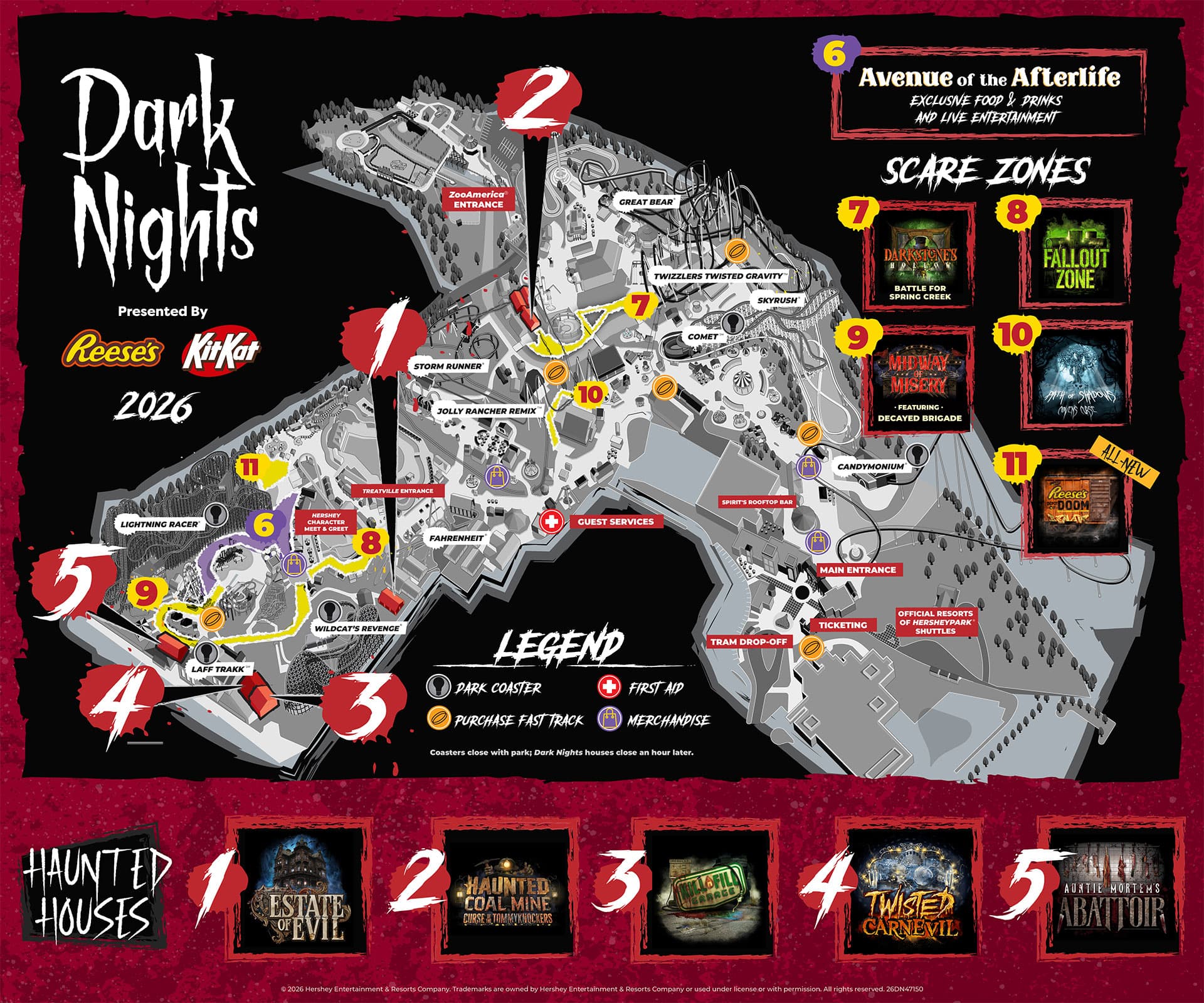 hersheypark dark nights map