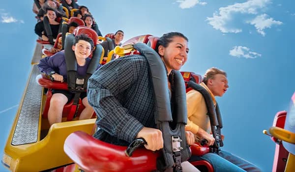 Teens On Storm Runner At Hersheypark