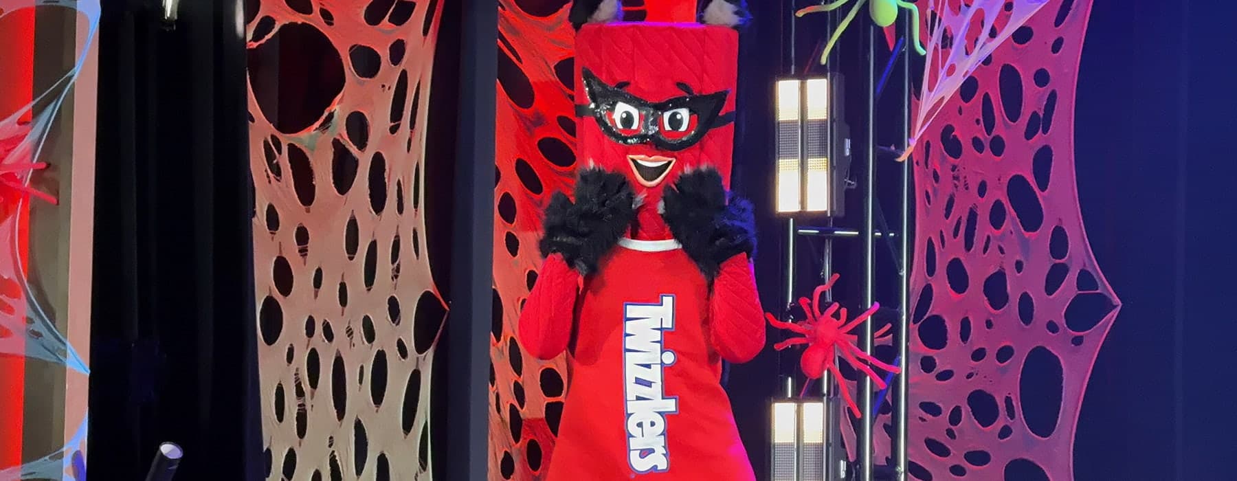 The Twizzler character at Hersheypark
